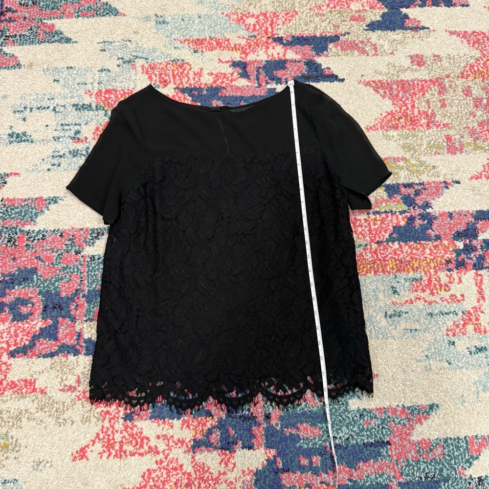 Banana Republic Black Lace Blouse